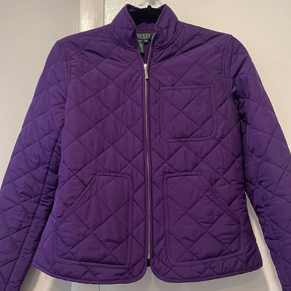 Ralph Lauren purple quilted jacket - Picture 2 of 13